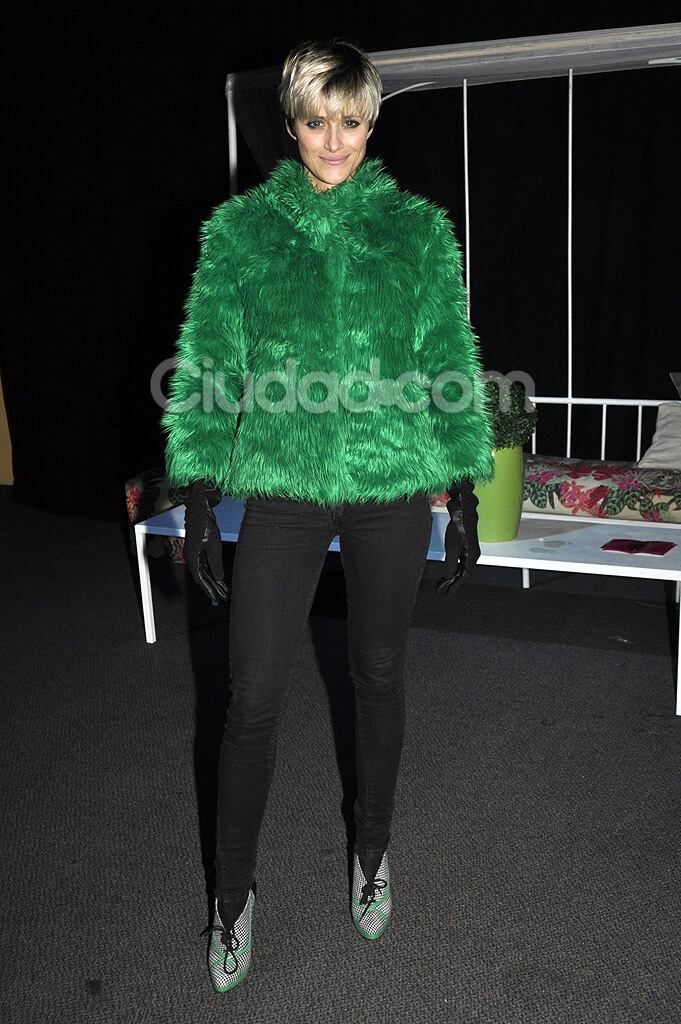 Mónica Antonópulos en el desfile de Florencia Torrente y Araceli González en el BAAM. (Foto: Jennifer Rubio / Ciudad.com)