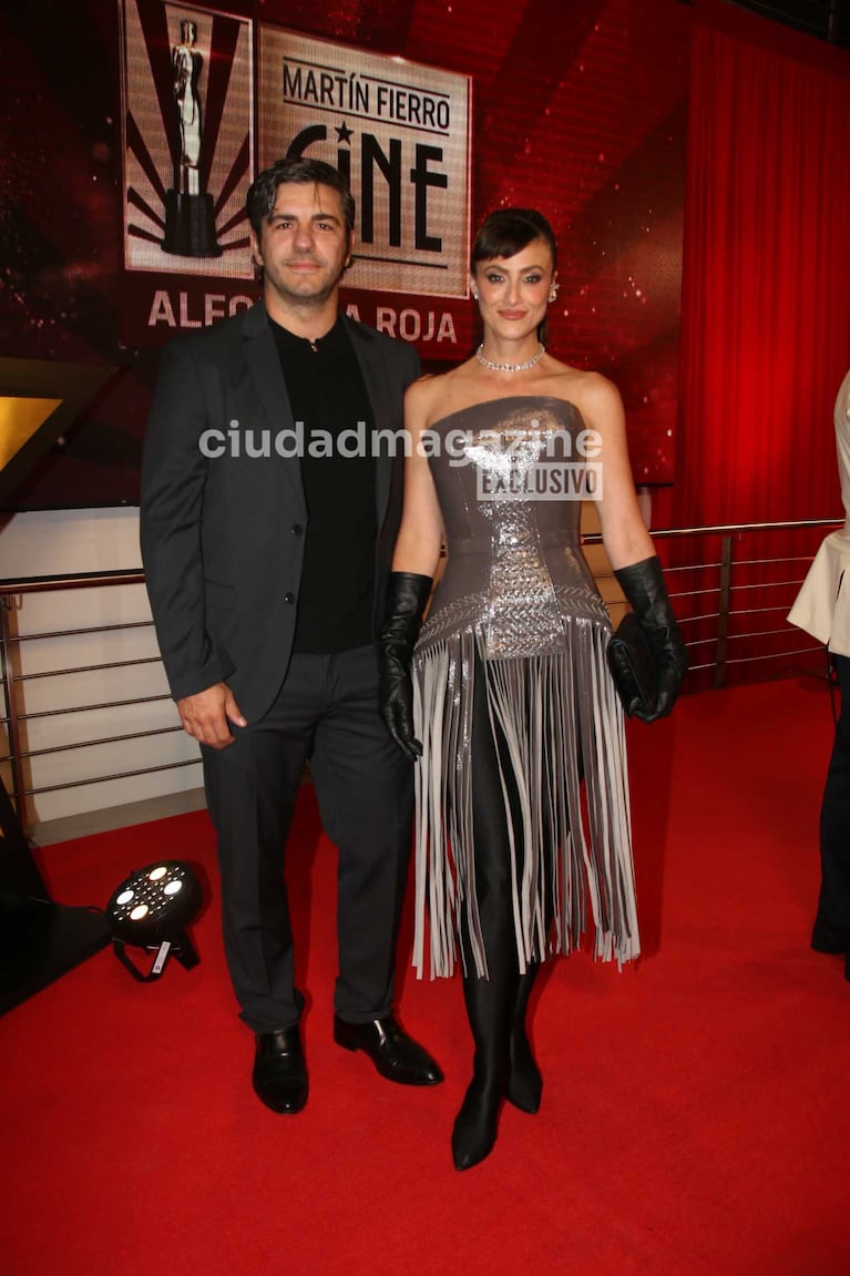 Mónica Antonópulos y Marco Antonio Caponi (Foto: Movilpress)