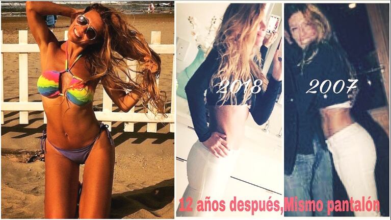 Mónica Ayos y una prenda a prueba del tiempo (Fotos: Instagram)