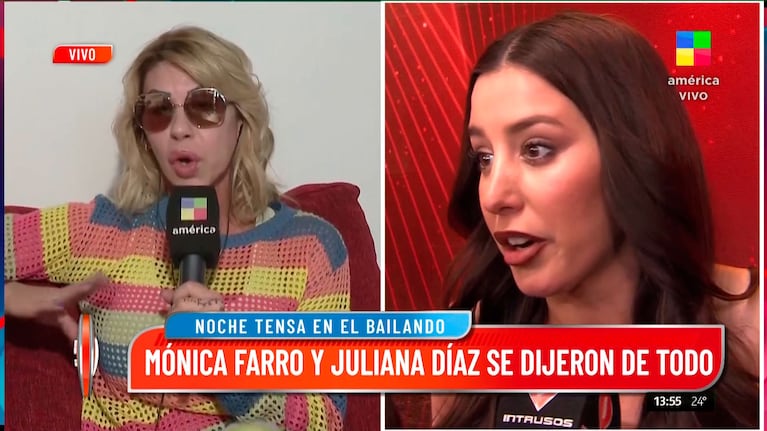 Mónica Farro contra Juliana Díaz.