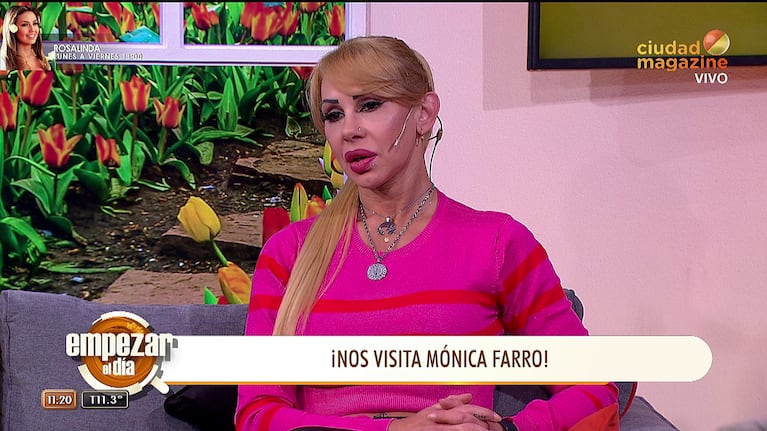 Mónica Farro en Empezar el Día (Foto: captura de Ciudad Magazine).