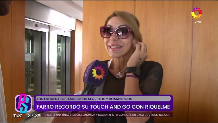 Mónica Farro hundió a Juan Román Riquelme.