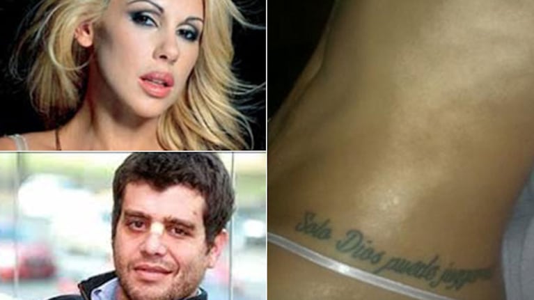 Mónica Farro y su imagen súper hot, que Carlitos respondió con picardía. (Fotos: Web y Twitter @farromoni)