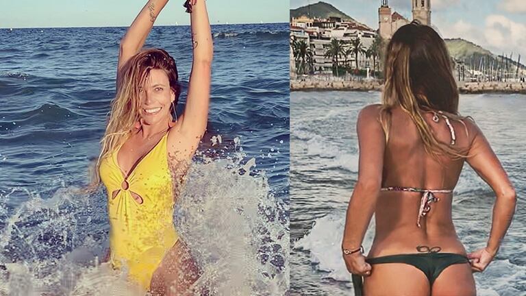 Mónica se fue de vacaciones con su pareja y su hija.