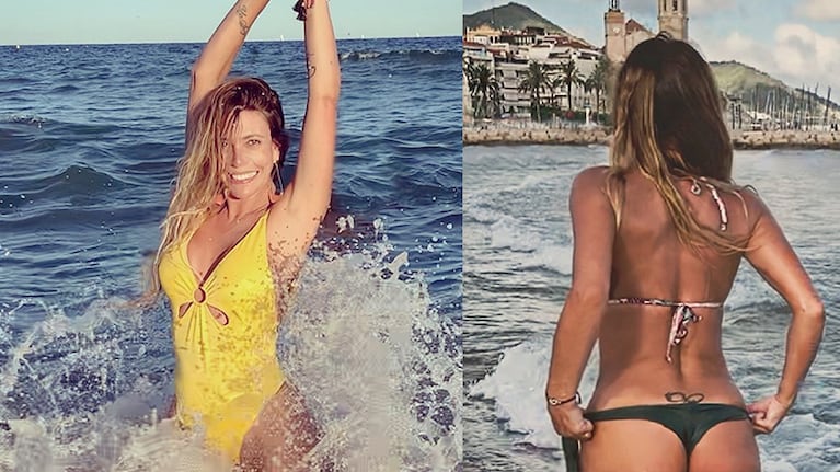 Mónica se fue de vacaciones con su pareja y su hija.