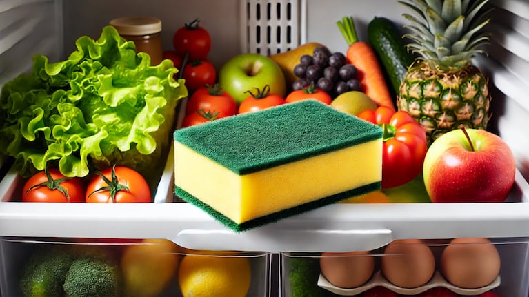 Montse Meléndez, ingeniera en alimentos: cuándo y cómo desinfectar la esponja de lavar los platos. (Foto: Chat GPT)