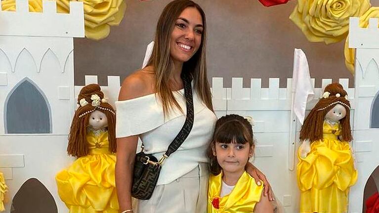 Moorea, la hija de Floppy Tesouro, tuvo un increíble cumple temático de La Bella y La Bestia