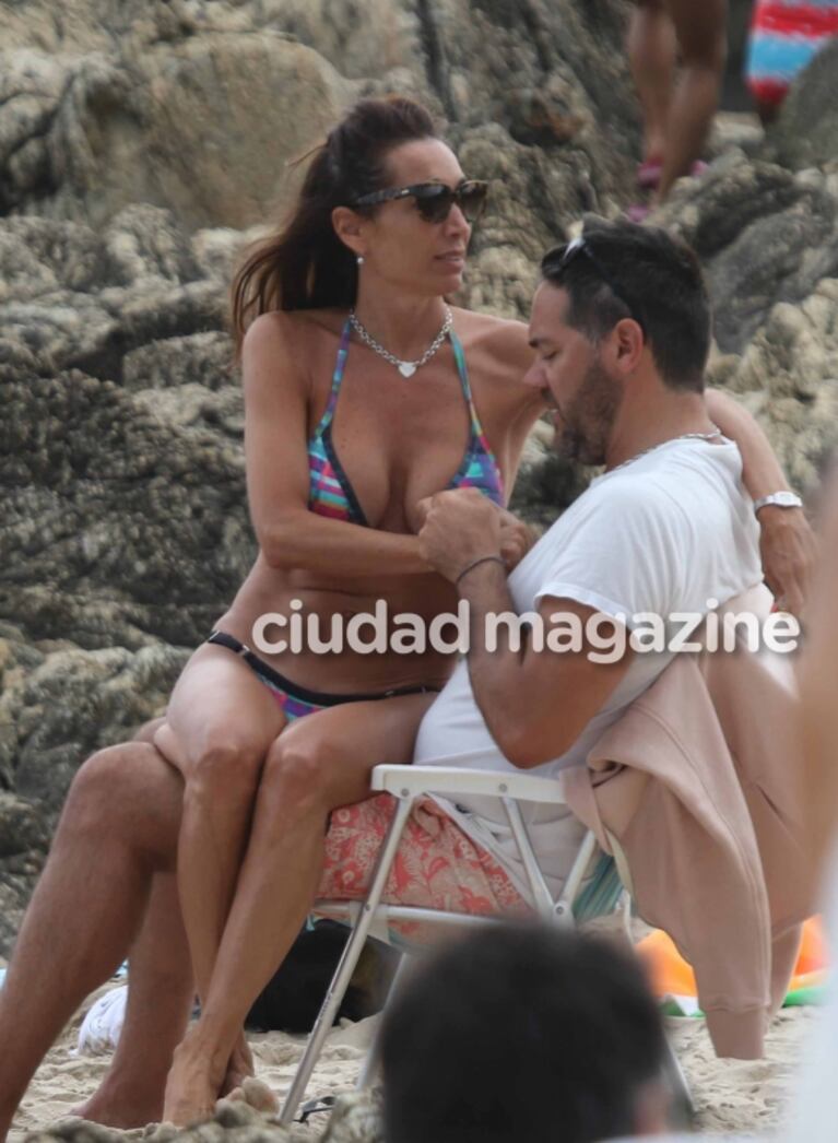 Mora Godoy, enamorada en Punta del Este: besos y arrumacos frente al mar con su nuevo novio
