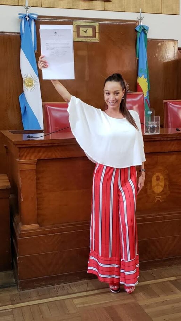 Mora Godoy fue declarada "visitante notable" en Mar del Plata