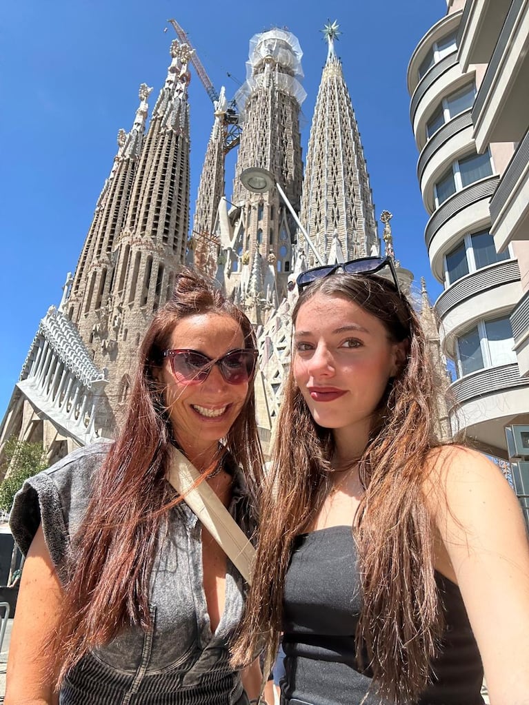 Mora Godoy y su hija Bianca