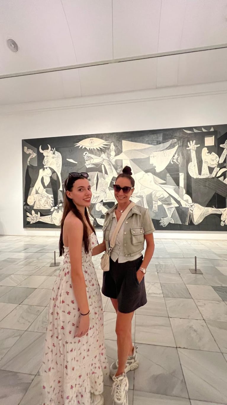 Mora Godoy y su hija Bianca
