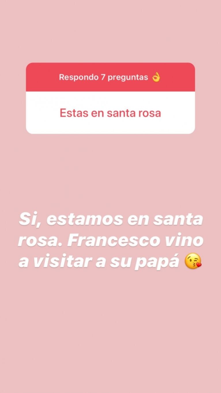 More Rial y la posibilidad de reconciliación con Facundo Ambrosioni: "Está mejor la relación por nuestro hijo, por ahora no hay nada nuevo que contar"