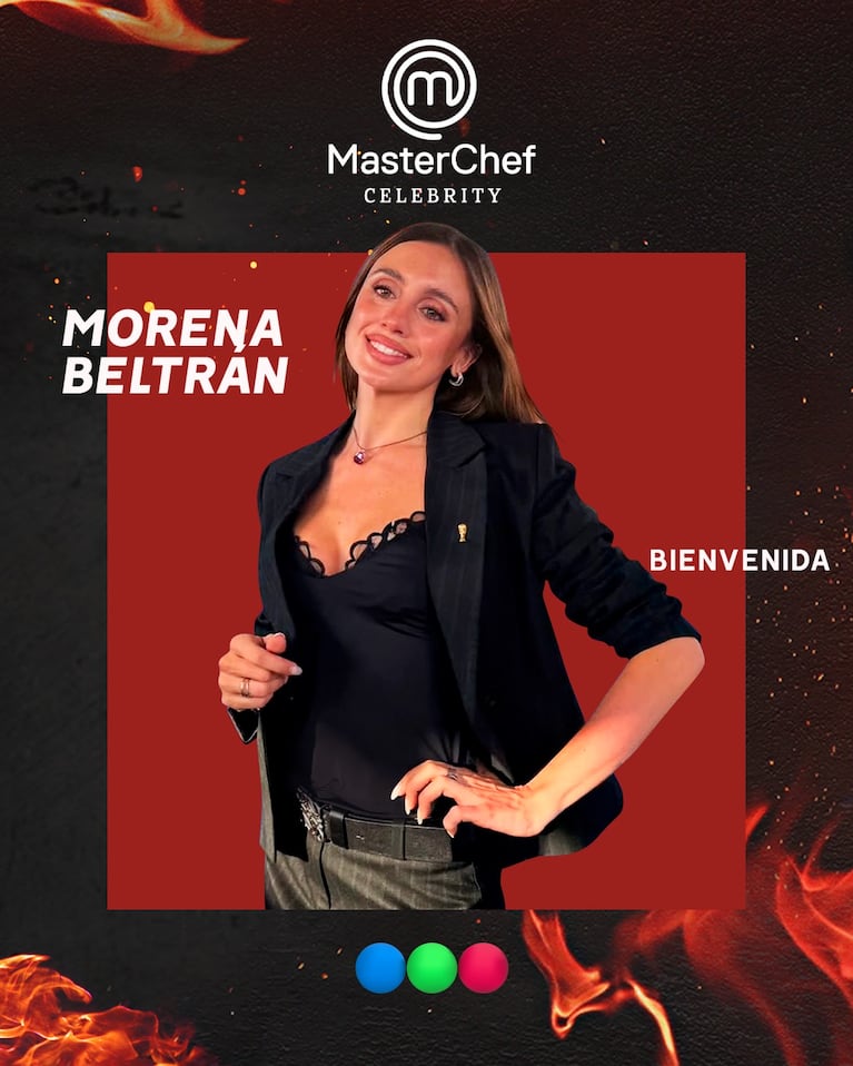 Morena Beltrán en MasterChef Celebrity (Foto: Instagram @
masterchefargentina)