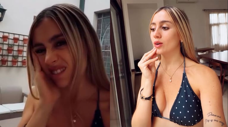 Morena Beltrán mostró cómo quedó el patio interno de su increíble casa nueva (captura de Instagram)