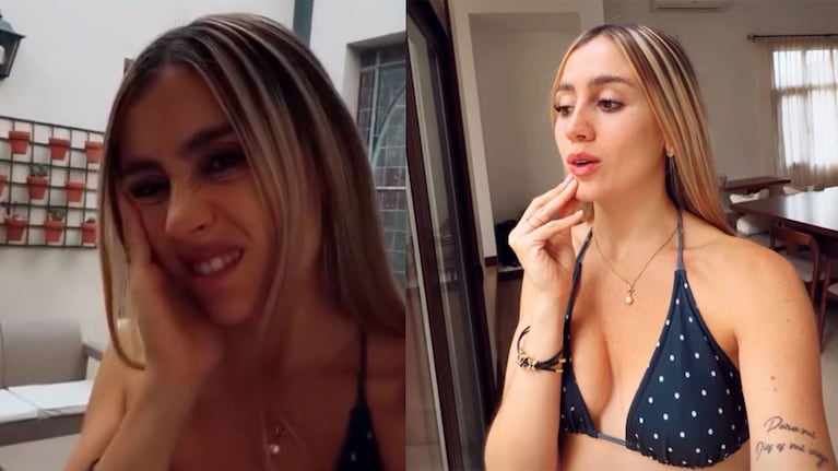 Morena Beltrán mostró cómo quedó el patio interno de su increíble casa nueva (captura de Instagram)