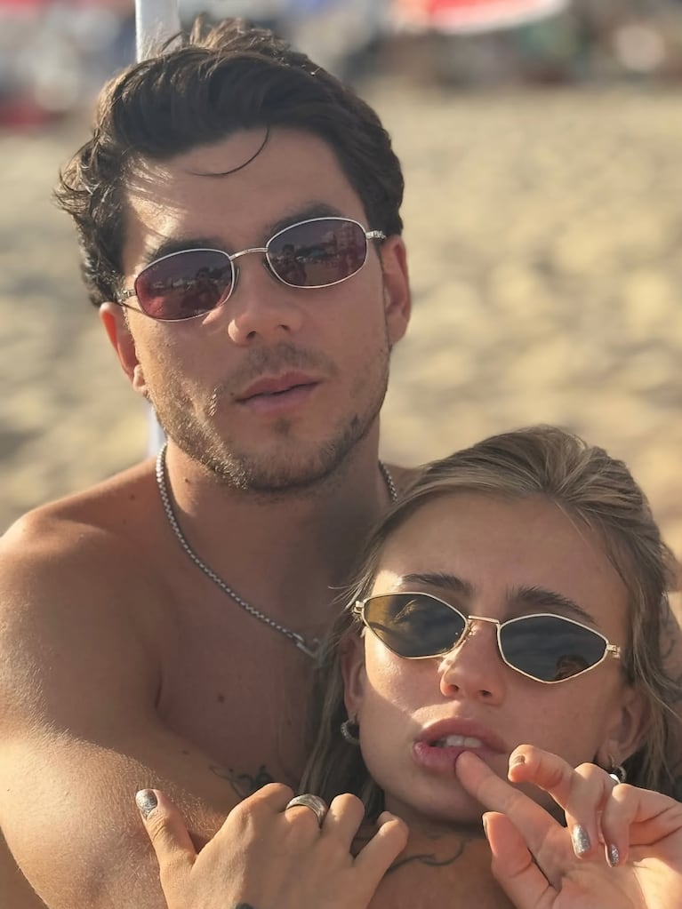 Morena Beltrán y Lucas Blondel, muy enamorados (Foto: Instagram @morenabeltran10)