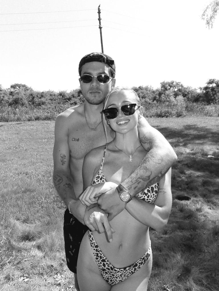 Morena Beltrán y Lucas Blondel, muy enamorados (Foto: Instagram @morenabeltran10)