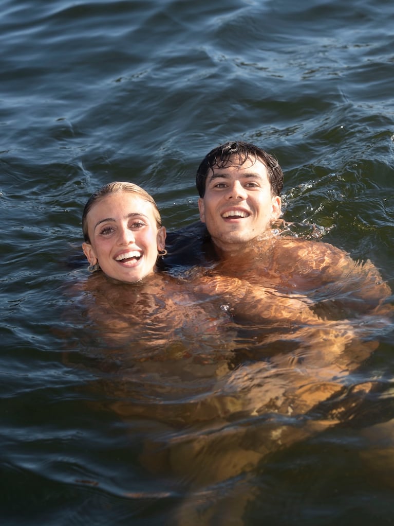 Morena Beltrán y Lucas Blondel, muy enamorados (Foto: Instagram @morenabeltran10)
