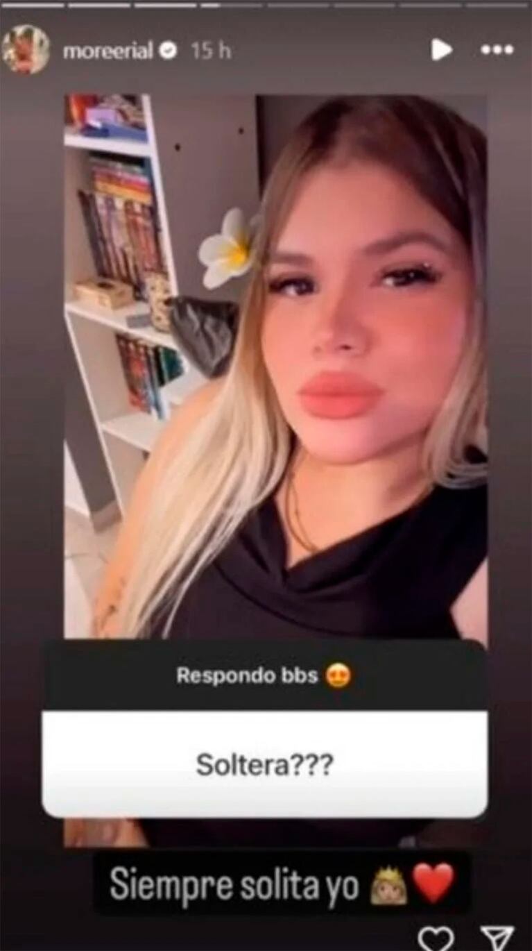 Morena Rial confirmó su separación de Matías Olgas (Foto: Instagram/@moreerial).