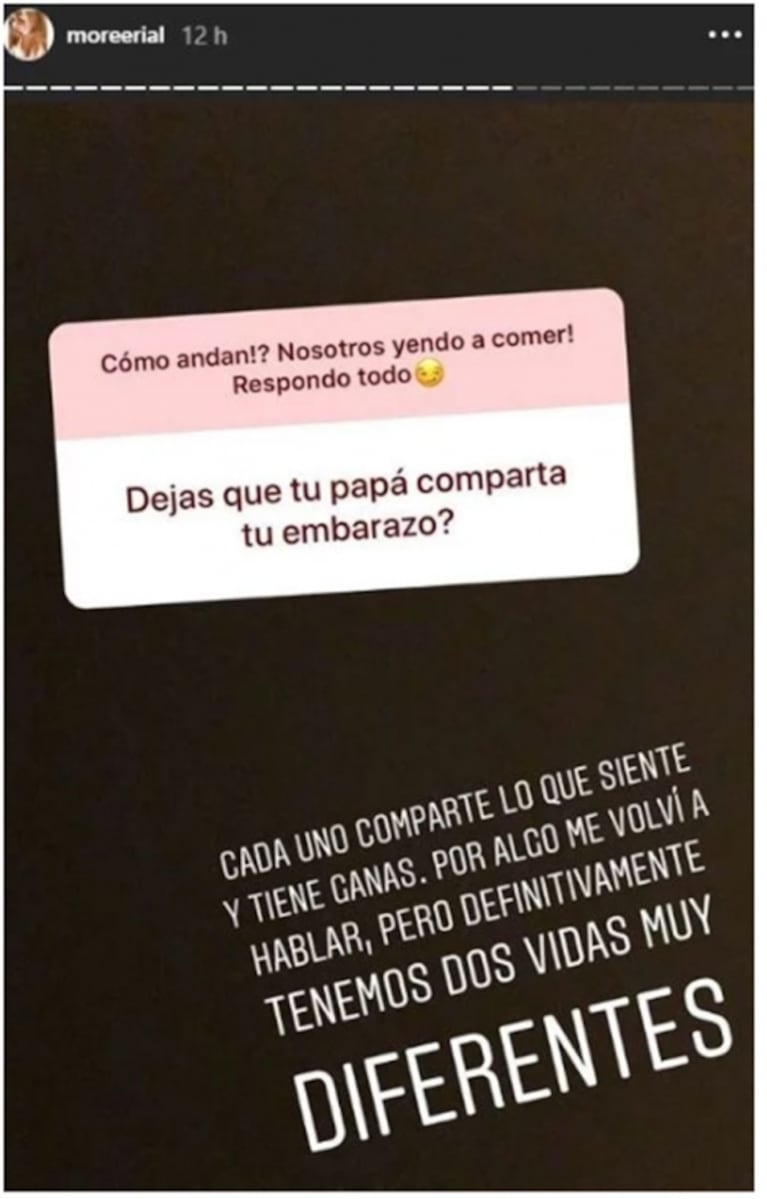 Morena Rial contó cómo está la relación con su papá: "Soy muy rencorosa y cuando me hacen sufrir, no perdono. Pero hablar, hablamos"