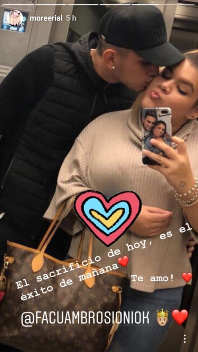 Morena Rial, enamorada de Facundo Ambrosioni: "Mío siempre, ¡te amo!"