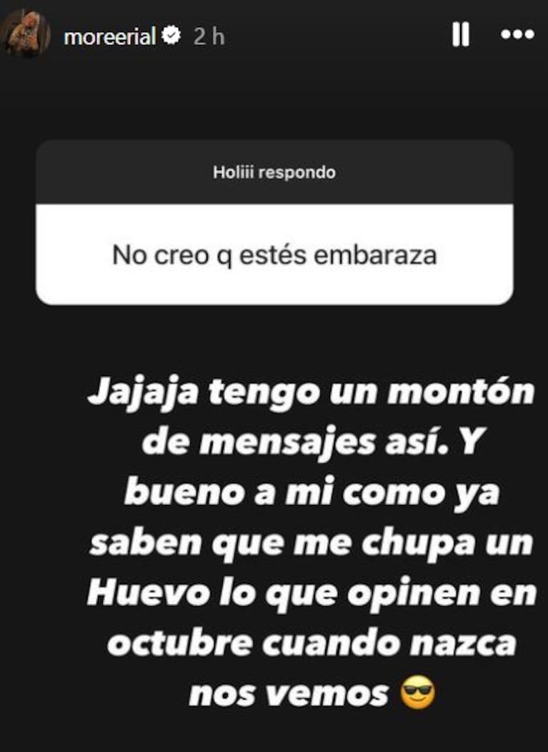 Morena Rial habló a fondo de su embarazo, de casi seis meses: “Me estuve sintiendo bastante mal”