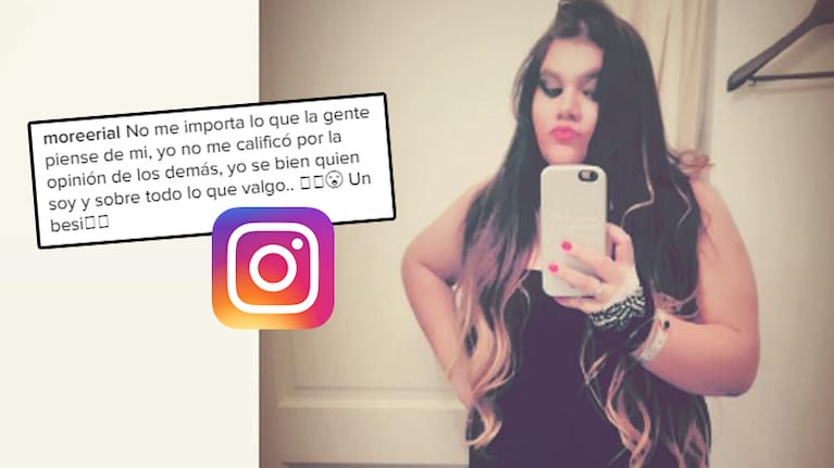 Morena Rial le puso el pecho a las críticas (Foto: Instagram)