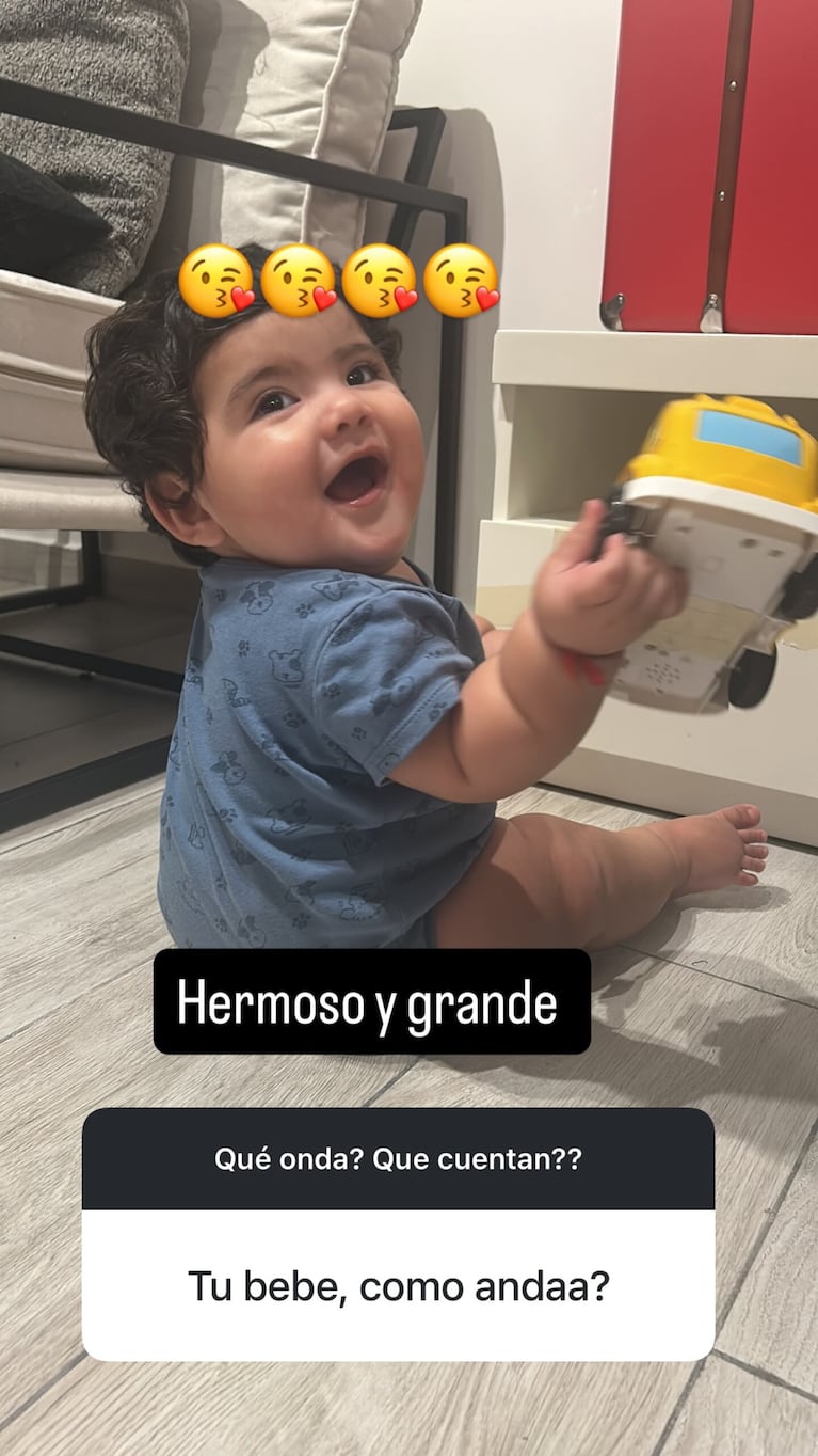 Morena Rial mostró cómo creció su hijo Amadeo. CRÉDITO: Instagram