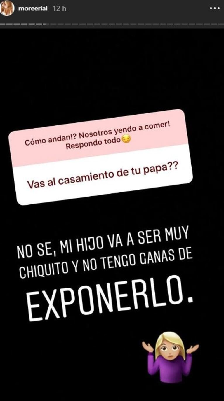 Morena Rial ¿no asistirá a la boda de su papá: "No tengo ganas de exponer a mi hijo; va a ser muy chiquito"