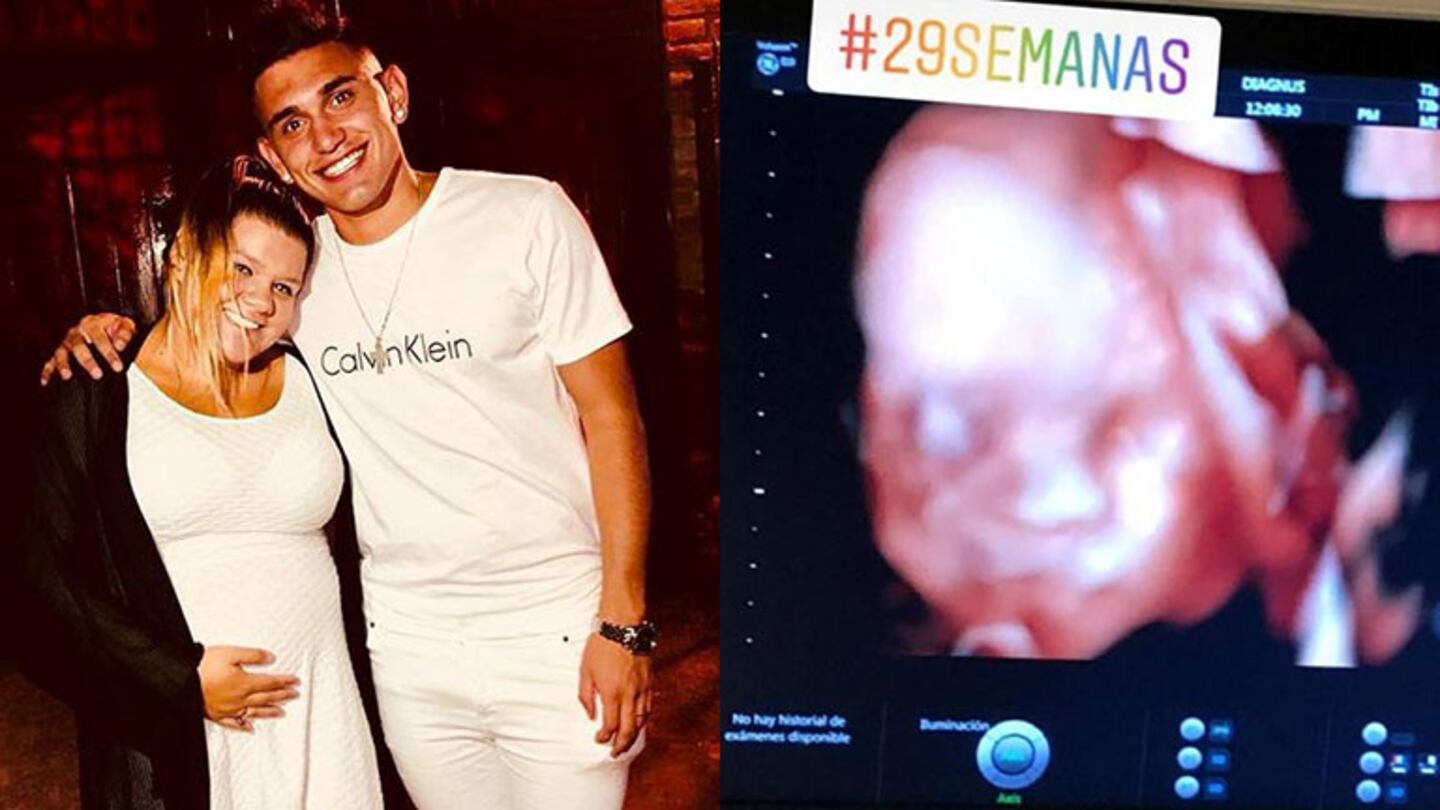Morena Rial publicó en Instagram una foto de la nueva ecografía de su bebé. 