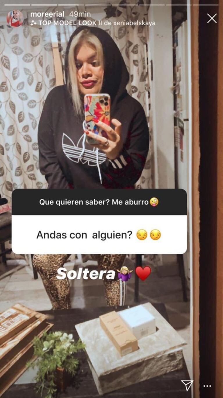 Morena Rial reivindicó su soltería con una contundente frase: "De todo mal se sale"