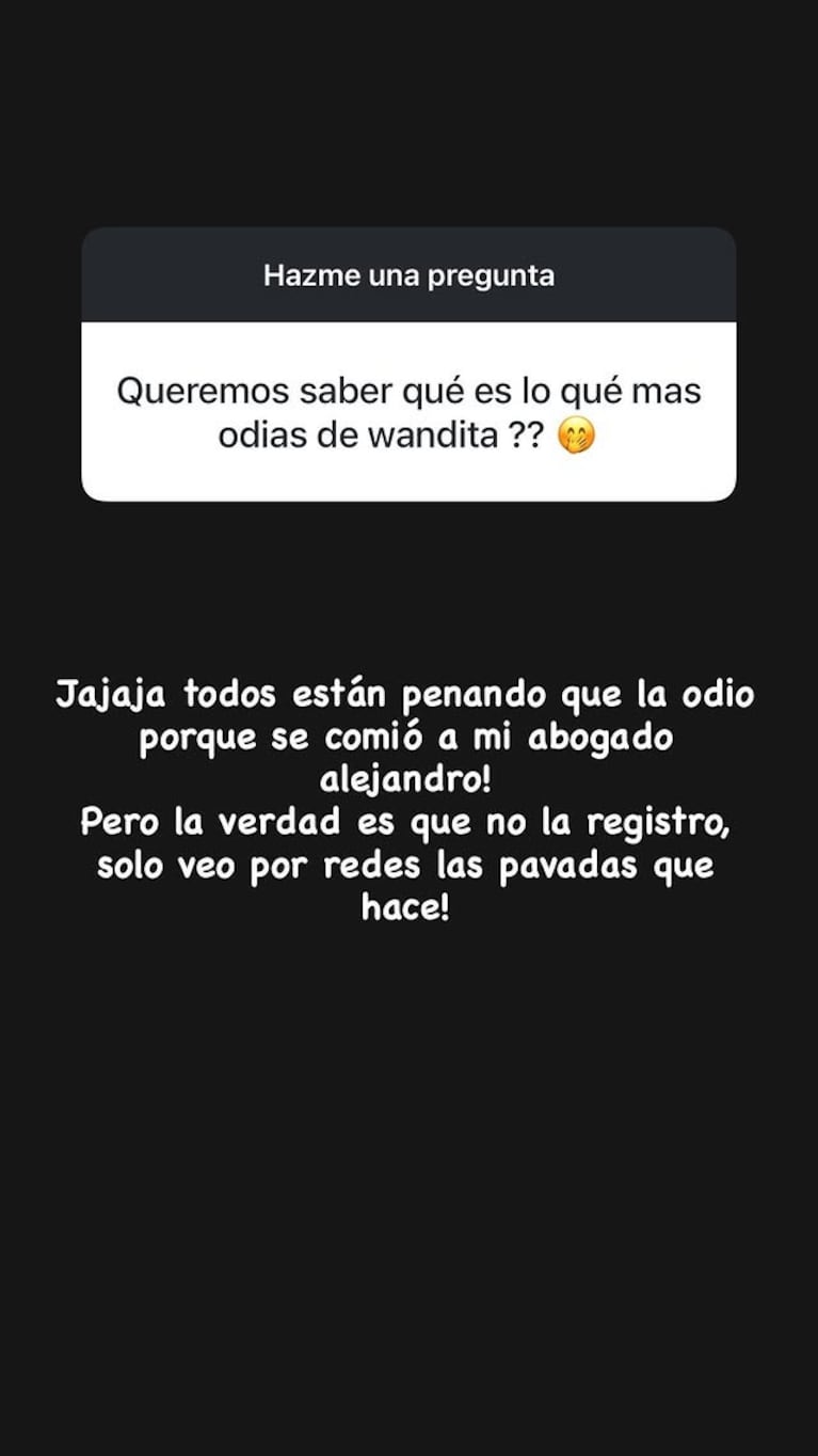 Morena Rial reveló que Wanda Nara tuvo sexo con su abogado: “Se comió a Alejandro Cipolla”. Crédito: Instagram/@moreerial