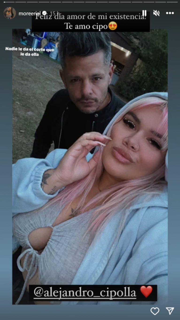 Morena Rial saludó a Alejandro Cipolla por el Día del Amigo tras los fuertes rumores de romance