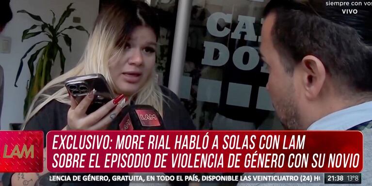 Morena Rial se hizo una ecografía y le dedicó un conmovedor mensaje a su bebé, tras la pelea con su novio