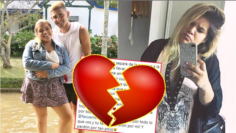 Morena Rial se separó de Facundo Ambrosioni (Fotos: Instagram)