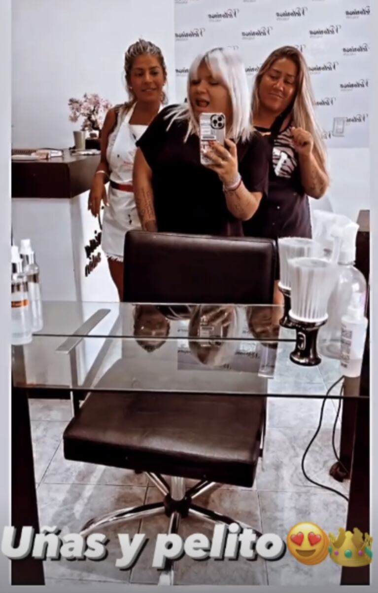 Morena Rial sorprendió con un jugado cambio de look: "Uñas y pelito"