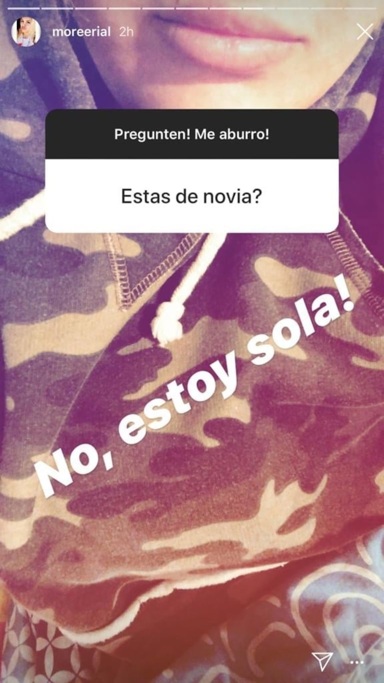 Morena Rial sorprendió con una contundente definición sobre su situación sentimental: "¡Estoy sola!"