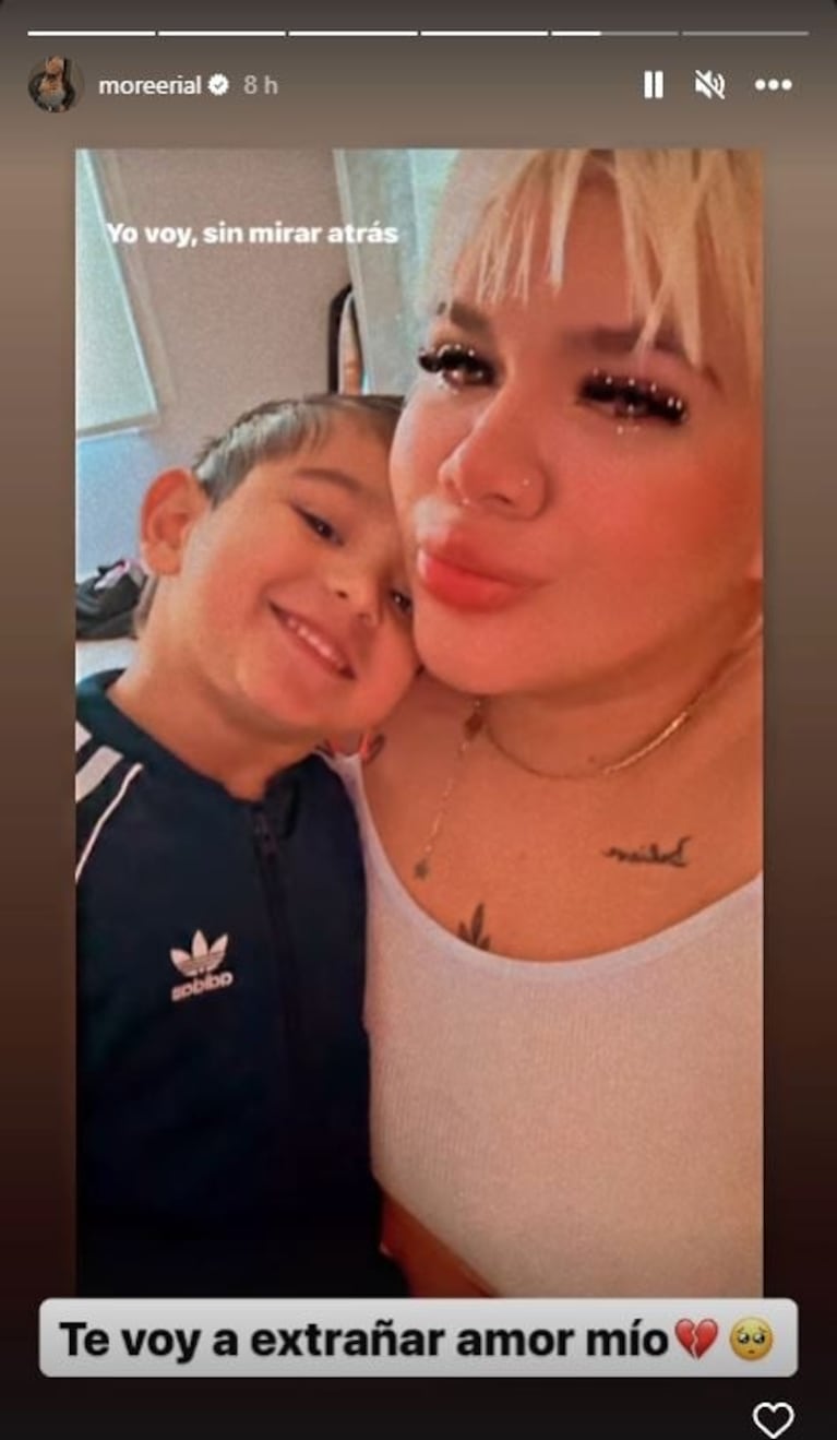 Morena Rial tomó una drástica decisión con su hijo tras el choque con su BMW