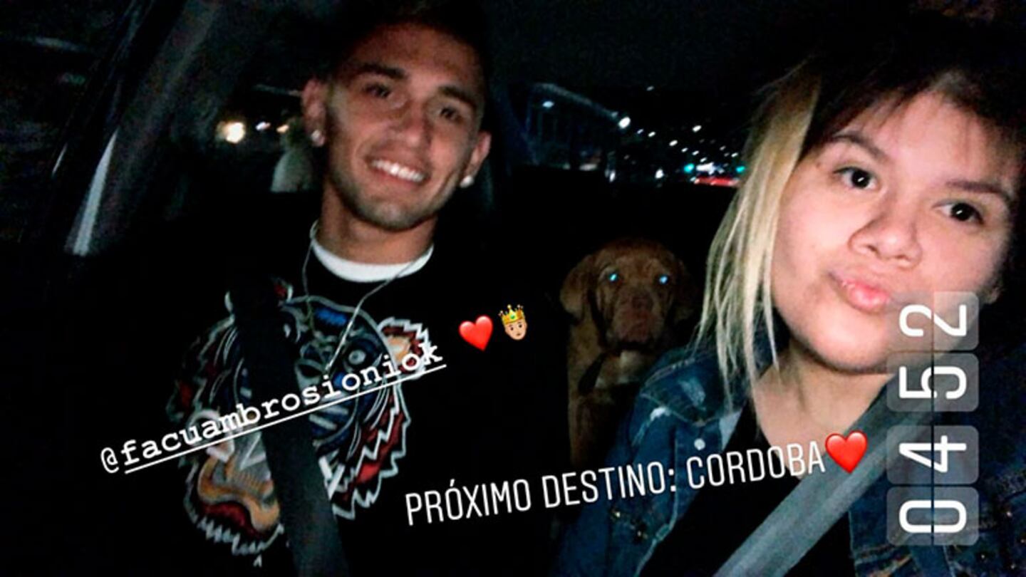 Morena Rial viajó con su novio a Córdoba para disfrutar de su embarazo en familia: Los amo