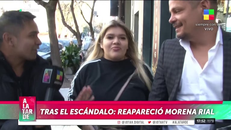 Morena Rial y Alejandro Cipolla hablaron en A la Tarde (Foto: captura de América).