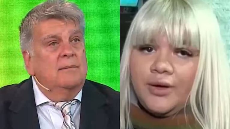 Morena Rial y Luis Ventura  (Foto: captura de América)
