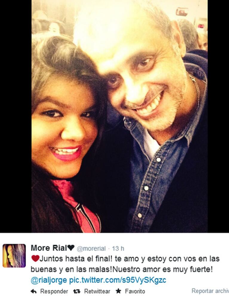 Morena Rial y un mensaje a Jorge (Foto: Twitter)