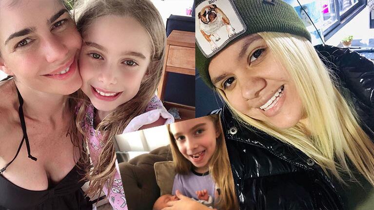 Morena saludó a una de las hijas de Romina, Violeta, por su cumple.