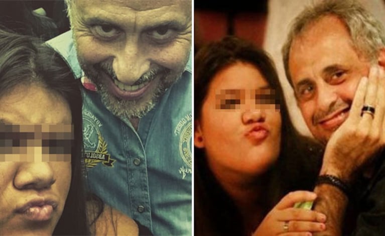 Morena y un tierno mensaje con foto para Jorge Rial. (Foto: Instagram)