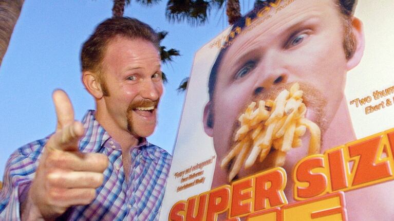 Morgan Spurlock en 2004 (Foto AP/Mark J. Terrill)