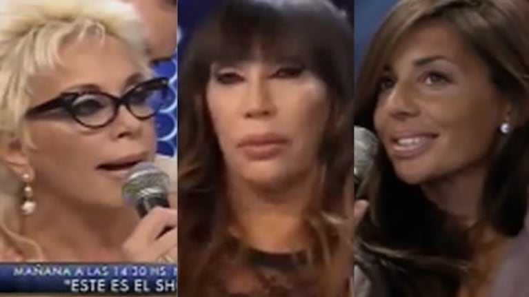 Moria Casán ácida con Carmen Barbieri… y con la doctora sexy.