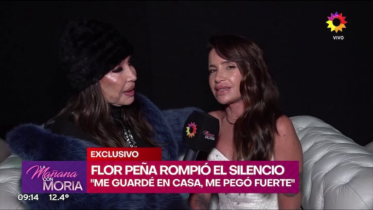 Moria Casán con Florencia Peña.