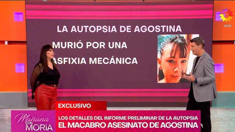 Moria Casán, conmocionada por los detalles de la autopsia de Agostina Vega (eltrece)