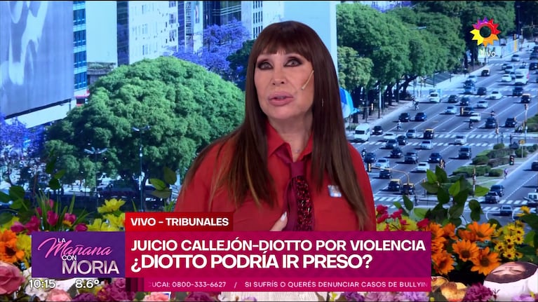 Moria Casán contó cómo descubrió que un ex la engañaba (Foto: captura de eltrece).