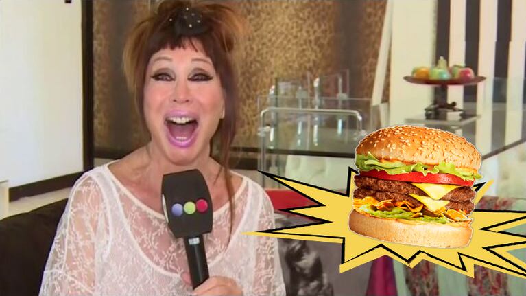Moria Casán contó cuándo fue la última vez que cocinó: Fue una hamburguesa para Sofía cuando tenía 10 años
